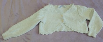 Listing 2 of 3 for GEORGE UK Girls Sparkly Bolero Cardigan - Age 12-18 Months