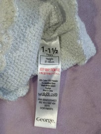 Listing 3 of 3 for GEORGE UK Girls Sparkly Bolero Cardigan - Age 12-18 Months