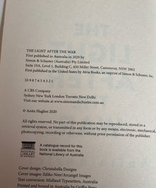 Listing 12 of 12 for THE LIGHT AFTER THE WAR ANITA ABRIEL INSPIRD BY HOLOCAUST SURVIVOR