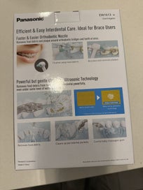 Listing 2 of 3 for Brand new Panasonic EW1613 Ultrasonic Oral Irrigator (Water Flosser) β unused