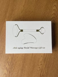 Listing 1 of 2 for Face Roller & Gua Sha Set | Jade Facial Massage Tool Depuff & Glow