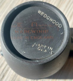 Listing 8 of 10 for Keith Murray for Wedgwood Black Matt Jug, Bowl and Pourer, c.1930s