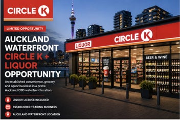 CIRCLE K WITH LIQUOR - AUCKLAND VIADUCT!