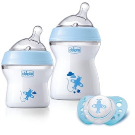 Listing 1 of 4 for Chicco: NaturalFeeling Gift Set - Blue