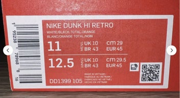 Listing 11 of 19 for NIKE DUNK HI RETRO MEN'S SHOES BRAND NEW BOXED 30% OFF "BIG SALE" SIZE 11 $139