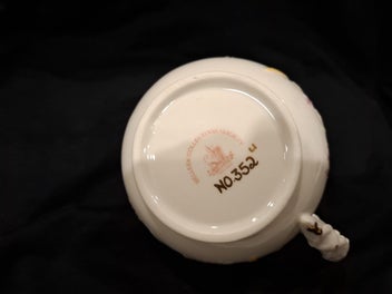 Listing 8 of 10 for Belleek Grass Ware Dejeuner Tea Set.