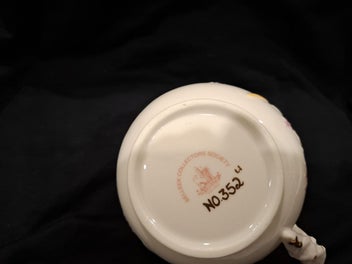 Listing 9 of 10 for Belleek Grass Ware Dejeuner Tea Set.