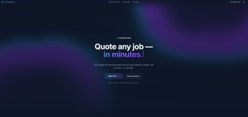 AI Trade Quoting SaaS