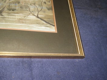 Listing 12 of 19 for Reg Burrage (OBE DFC) - Evening Incandescence Torrumbarry Lagoon Murray River