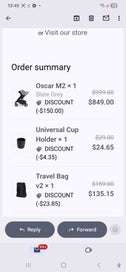 Listing 18 of 19 for Edwards & Co Oscar M2 pushchair / pram / stroller. Incudes accessories.