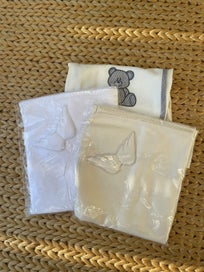 Listing 1 of 3 for 100%cotton brand new burp cloths 67-67cm - made in Portugal- babygi