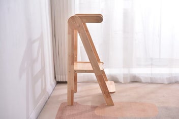 Listing 2 of 11 for Solid Wood Foldable Learning Tower – 3 Adjustable Heights