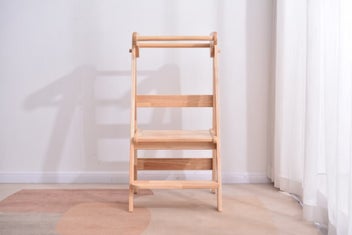 Listing 3 of 11 for Solid Wood Foldable Learning Tower – 3 Adjustable Heights