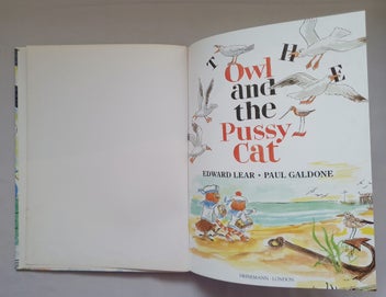 Listing 2 of 8 for Edward Lear: The OWL and the PUSSY-CAT (ills Paul Galdone, hbk, 1988)