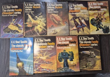 Listing 4 of 5 for Vintage E.E. "Doc" Smith Science Fiction Collection – 19 Paperback Books