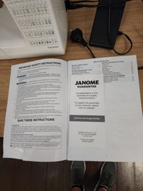 Listing 16 of 17 for JANOME sewing machine DC2050 like new