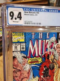 Listing 2 of 4 for New Mutants #98 (1991) CGC 9.4 - 1st Appearance of Deadpool Marvel Comics Key