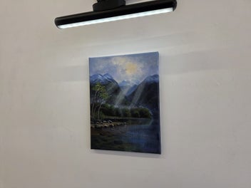 Listing 9 of 13 for Afterpay - Sun Rays Fiordland - Landscape Painting by Caley Hall