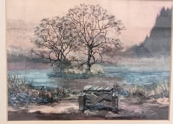 Listing 4 of 15 for 3 Vintage Paintings of Yorkshire Scenery