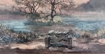 Listing 11 of 15 for 3 Vintage Paintings of Yorkshire Scenery