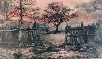Listing 12 of 15 for 3 Vintage Paintings of Yorkshire Scenery