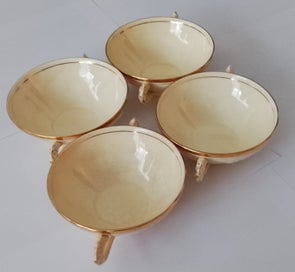 Listing 13 of 19 for Crown Ducal Florentine "Golden Glamour" 37-Piece Antique Dinner Service