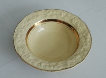 Listing 14 of 19 for Crown Ducal Florentine "Golden Glamour" 37-Piece Antique Dinner Service