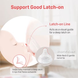 Listing 10 of 10 for 2PK Pigeon Softouch BPP Baby Bottle Teat SS Anti-Colic Peristaltic...