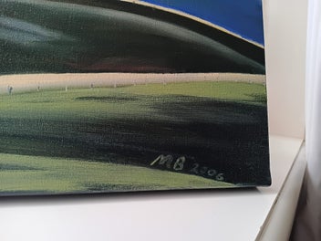 Listing 2 of 4 for NZ Landscape Painting - Central Otago / Lindis Pass Style Original