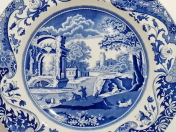 Listing 5 of 7 for Spode "Blue Italian" Plates - Set of 3 "C1816" Design in Perfect Condition