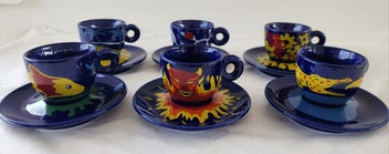Listing 7 of 17 for AUCKLAND: ILLY ART COLLECTION 1994 Luca Trazzi Cups FULL SET *SO COLLECTABLE!