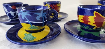 Listing 4 of 17 for AUCKLAND: ILLY ART COLLECTION 1994 Luca Trazzi Cups FULL SET *SO COLLECTABLE!