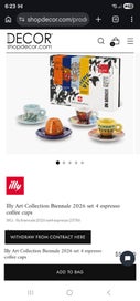 Listing 17 of 17 for AUCKLAND: ILLY ART COLLECTION 1994 Luca Trazzi Cups FULL SET *SO COLLECTABLE!