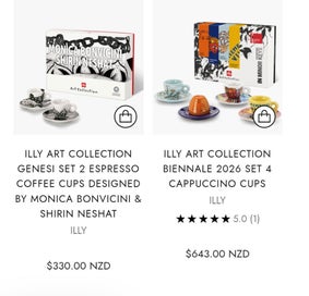 Listing 16 of 17 for AUCKLAND: ILLY ART COLLECTION 1994 Luca Trazzi Cups FULL SET *SO COLLECTABLE!