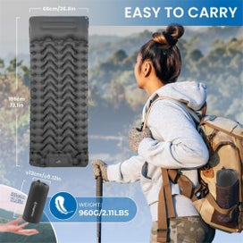 Listing 3 of 8 for KingCamp Deluxe 10 Inflatable Sleep Mat - Four Colours