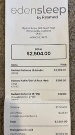 Listing 5 of 8 for Resmed CPAP Airsence 11