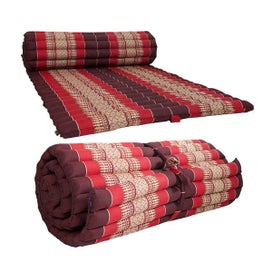 Listing 1 of 4 for Roll Up Mattress Foldout Mat Red