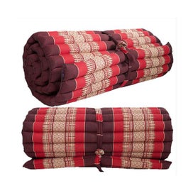 Listing 2 of 4 for Roll Up Mattress Foldout Mat Red