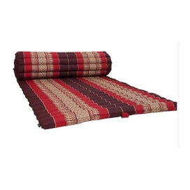 Listing 4 of 4 for Roll Up Mattress Foldout Mat Red