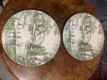Listing 1 of 6 for Crown Lynn Kelston Ceramics - Set of 2 Plates