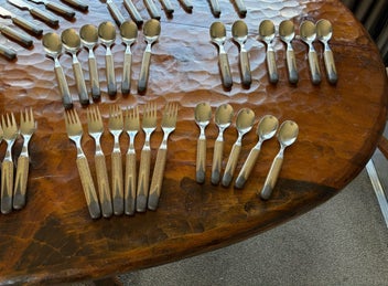 Listing 4 of 4 for Denby Dinner set with cutlery set