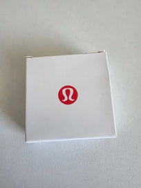 Listing 2 of 2 for Lulukemon Uplifting Scrunchie Logo Charm Black