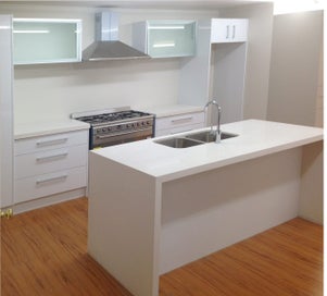 Brand New Galley Kitchen With Island Brand New Galley Kitchen With Island