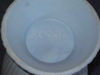 Listing 8 of 11 for Rare Titian Blue Vase SV 201 1 of only 200 made ?