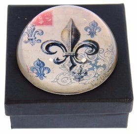 Listing 1 of 1 for Fleur De Lys Paperweight