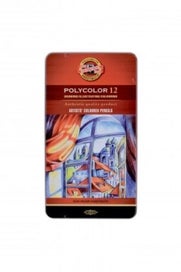 Listing 2 of 2 for Artist Pencils - 3822 Polycolor Colour Pencils 12