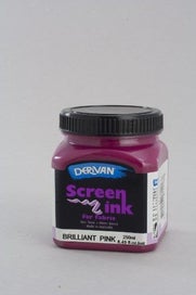 Listing 2 of 2 for Ink - Derivan Screen Ink 250ml Brilliant Pink