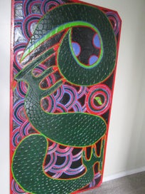 Listing 6 of 7 for Painted Maori CARVING of Manaia Spiritual Bird