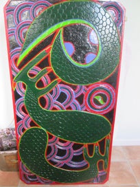 Listing 7 of 7 for Painted Maori CARVING of Manaia Spiritual Bird