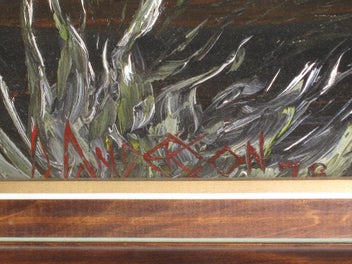 Listing 7 of 14 for Stephen Anderson Wine & Fruit on Table Dutch Theme Original oil painting Hamilto